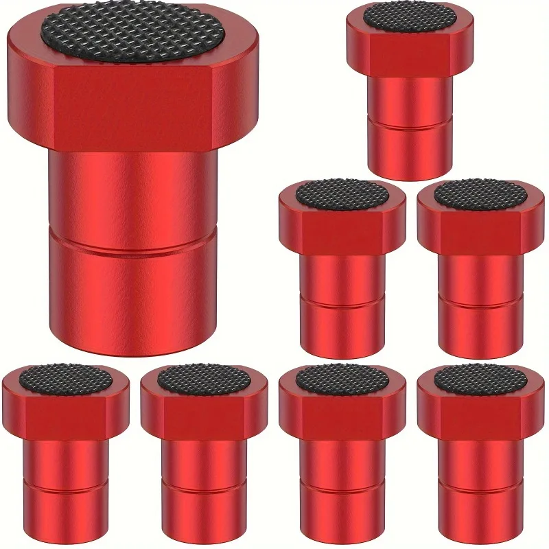 8 قطعة منضدة الوتد الفرامل الكلاب لسان سدادة 19/20 مللي متر سبائك الألومنيوم سدادة ورشة عمل الجدول الحد كتلة أدوات النجارة