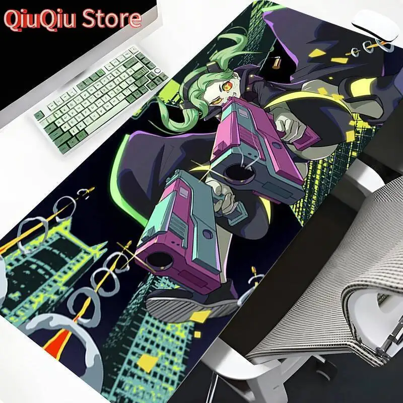 

Kawaii Cartoon Girl Table Mat Laptop R-Rebecca Anime Mouse Pad Pc Gamer Cabinet Carpet Custom Keyboard Office Mat Gaming Deskpad