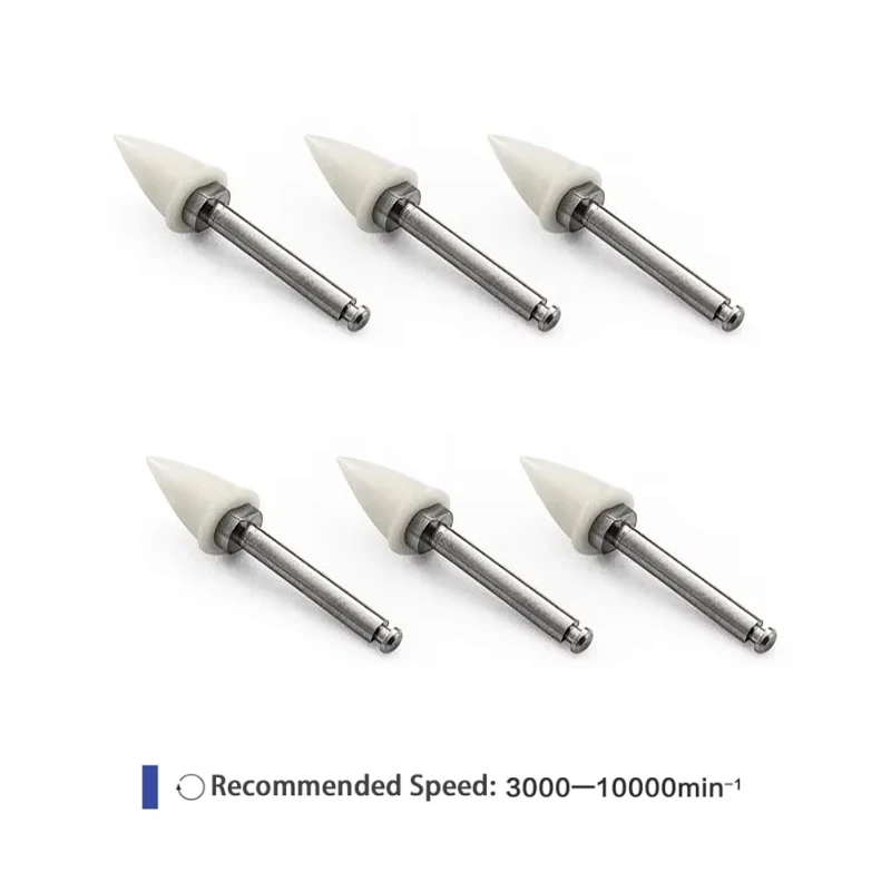 25 Stück Dental-Silikon-Ionen-Polierköpfe für Komposit-Harz, Ein-Schritt-Finishing-System, Polierkappen, Spitzen, Scheiben, RA-Dorn für Zahnärzte – Detail 3