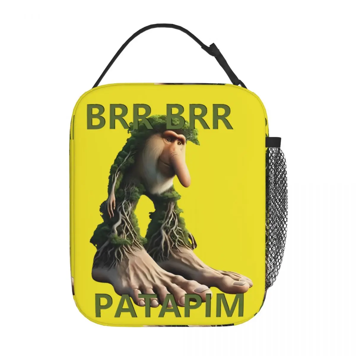 

Meme Brr Brr Patapim Insulated Lunch Bags Thermal Bag Lunch Container Italian Brainrot Portable Tote Lunch Box School Picnic