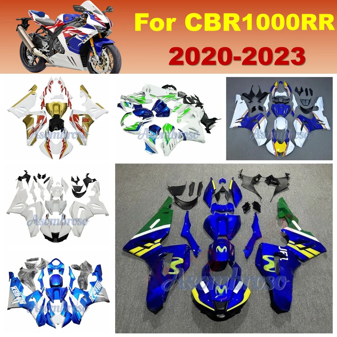 

Для CBR1000RR 2020 2021 2022 2023 CBR 1000RR комплект обтекателей для мотоциклов CBR1000RR-R 20-23 индивидуальный комплект обтекателей для кузова