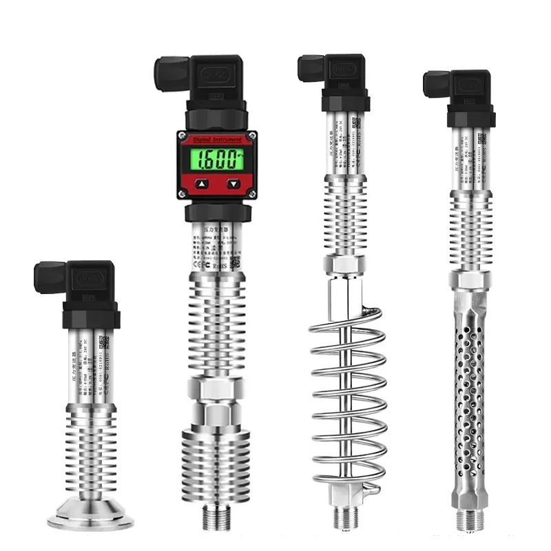 Transmissor de pressão de alta temperatura g1/4 ", 4-20ma, 0-10v, 1bar/10bar/200bar/20kpa/1.6mpa, sensor, transdutor de pressão industrial