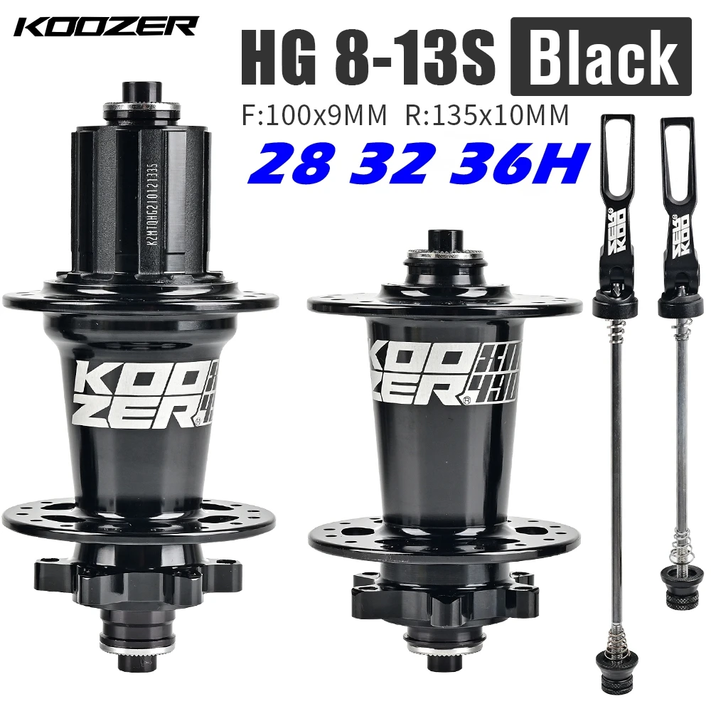 2024 Koozer XM490 PRO Mountain Bike Hub - Loud and Crisp Sound, Available in 28, 32, and 36 Holes, Compatible with 8-11 Speed.