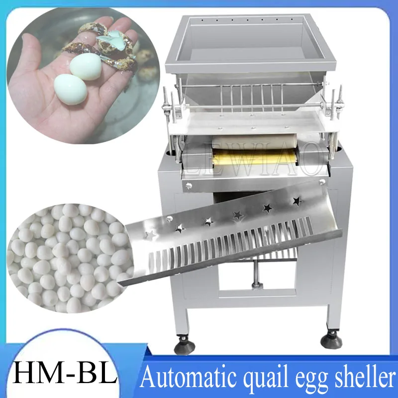 Automatic Quail Egg Shell Peeling Machine Quail Egg Peeler Commercial Stainless Steel Quail Egg Sheller 10000pcs/H(About 150kg)