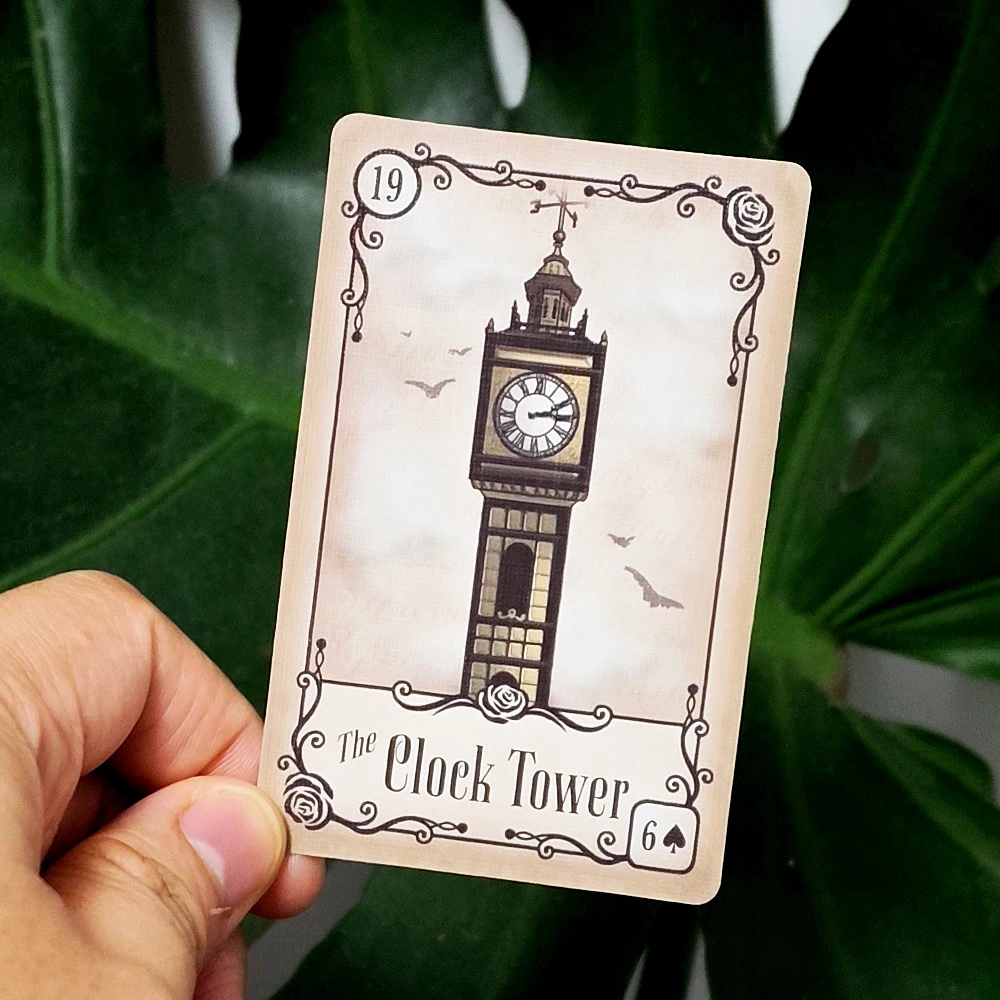 Under The Roses Lenormand Deck A Charming 40-card Petit Lenormand Deck Presented with Delicate Sepia- Toned Illustrations 9*6cm