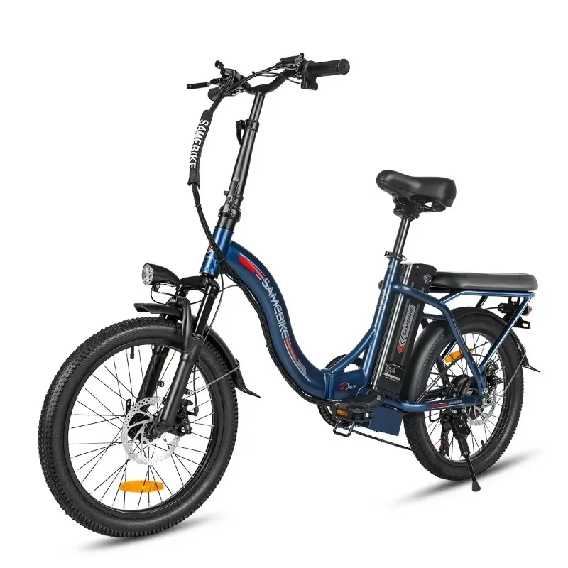 SAMEBIKE CY20 Składany Rower Elektryczny 350W Bezszczotkowy Silnik 36V12AH Wyjmowana Bateria Opona 20-calowa Rower Elektryczny do Miejskich Dojazdów dla Dorosłych — 2