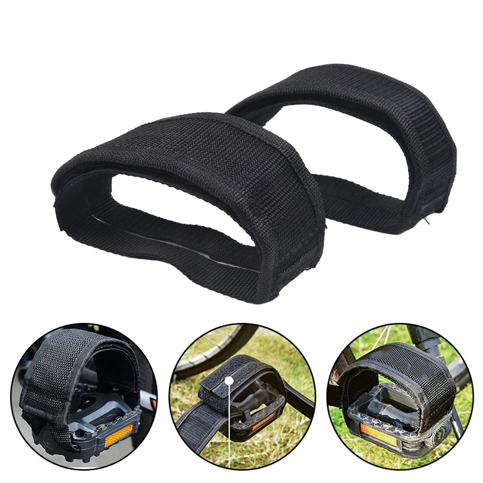 Pedal Foot Covers Saddle Pedals Saddle Saddles Sports Vintage Mountain Bikes Nylon Tape Outdoor Cycling Foot Straps