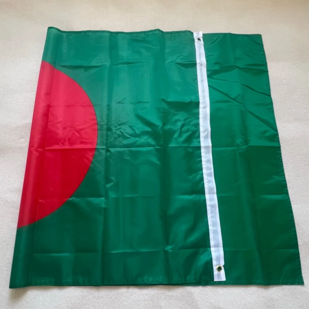 Flaga Bangladeszu 90x150CM Wisząca poliestrowa flaga Republiki Ludowej Bangladeszu Baner Flaga wystroju domu