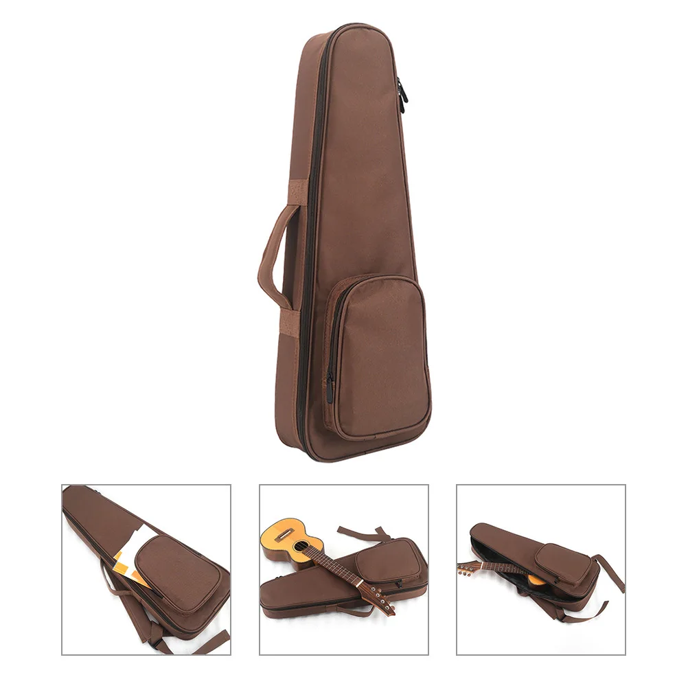 

Ukulele Bag Lightweight Portable Storage Case Wide Strap Oxford Cloth Waterproof Dustproof Music Instrument Pouch Carrying