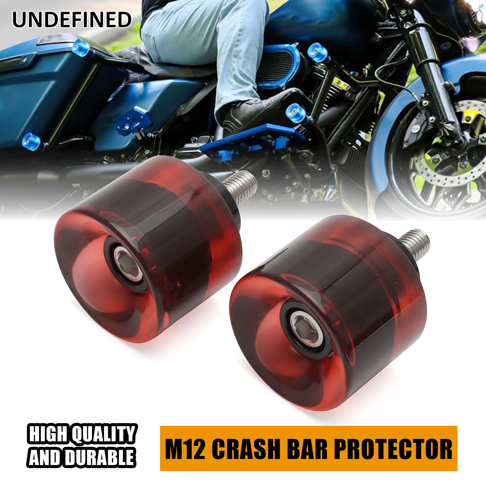 Für Harley Sportster XL Touring FLHR Softail Dyna Motorrad M12 Crash Bar Schutz Ball Crash Bar Motor Schutzfolie