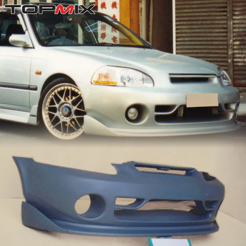 

For Honda 1995-1998 Civic EK M-Style Complete Carbon Fiber Body Kit (Bumper, Skirts, Spoiler)