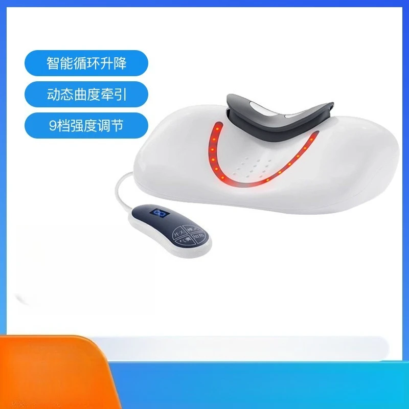 Electric Kneading Airbag Stretching Waist Multifunctional Cervical Spine Traction Massage Pillow Household