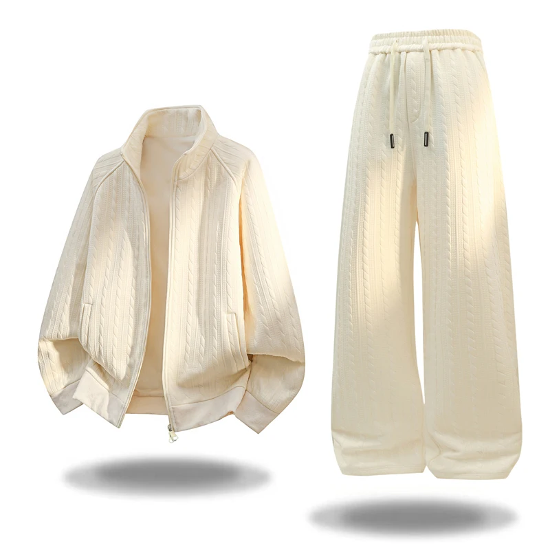 

Мужской повседневный спортивный костюм-двойка: модный уличный стиль, худи и брюки, пляжная одежда, летний комплект из свитшота и худи, новинка