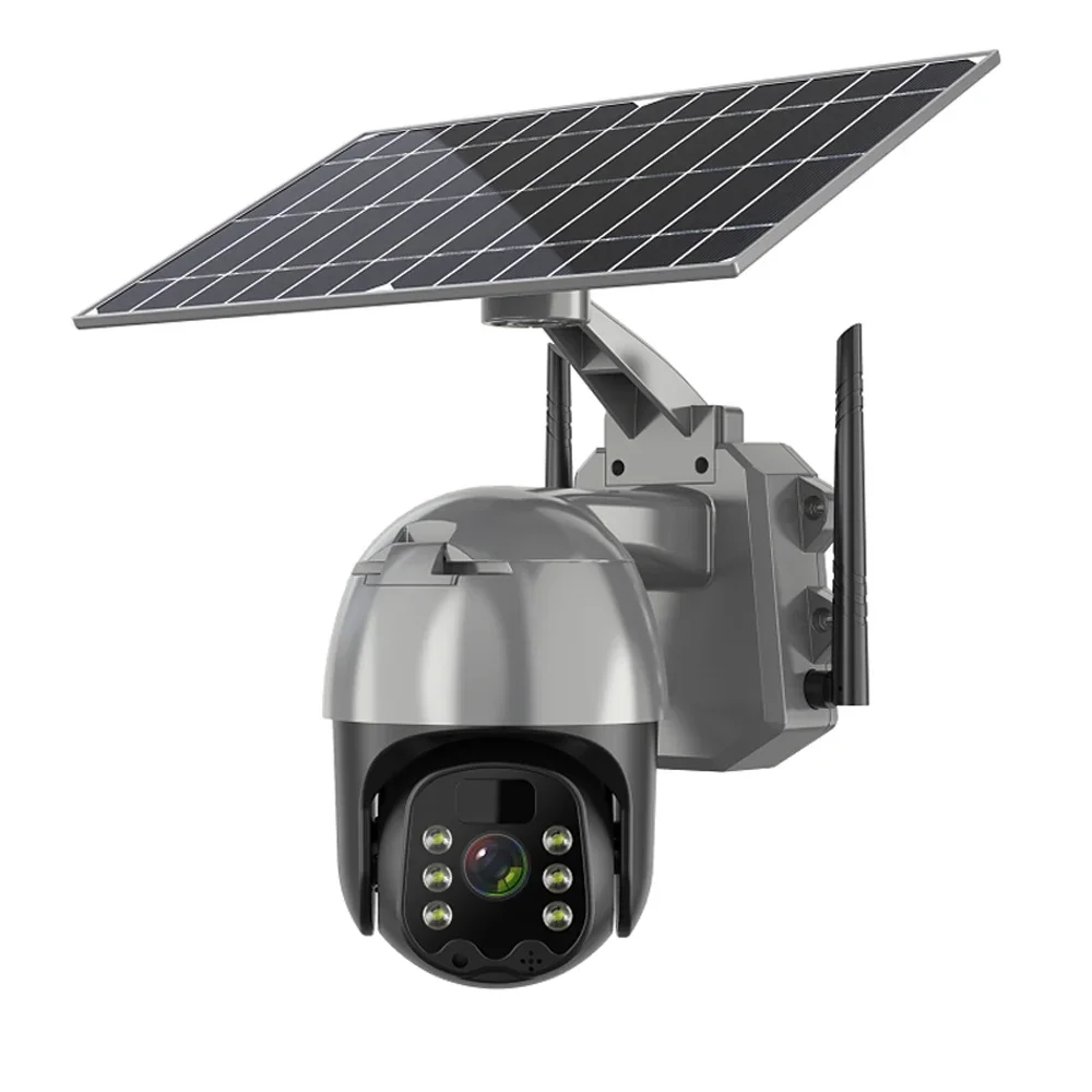 

3MP WiFi Camera Outdoor 4G Solar Surveillance Axis Network Camera Wifi Panel Power Transmission Solar Wireless Camera With PIR