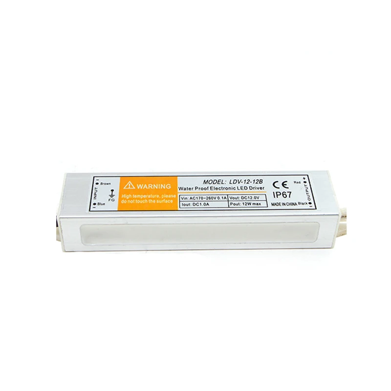 CE RoHS 12v 15v 24v Переключение 12W Водонепроницаемая мощность
