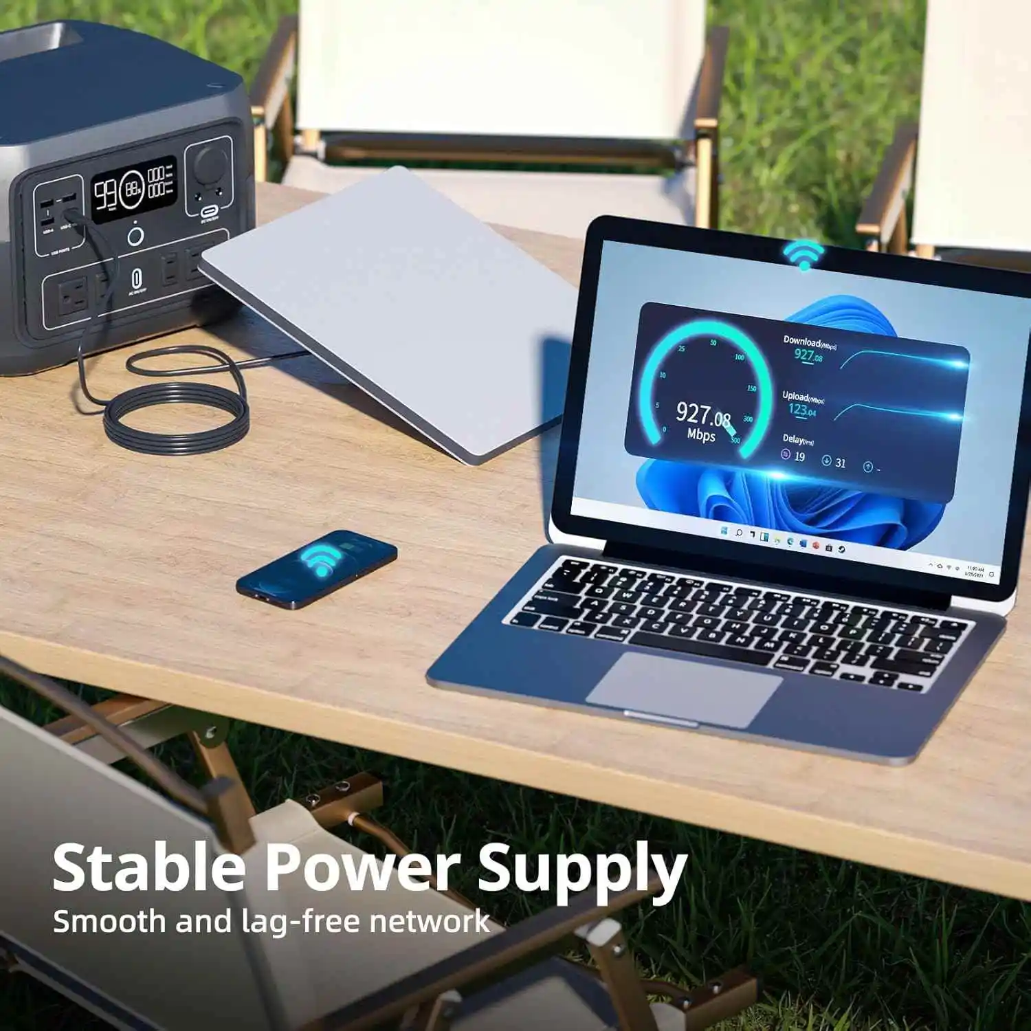 For Starlink MINI 18AWG Cable, Starlink MINI DC Power Supply 100W Type-C Input Replacement Cable, Waterproof Outdoor Bucket Jack image 5