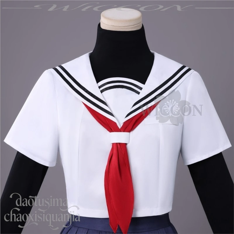 زي Yaotose Hinako Anime التأثيري الياباني JK زي مدرسي فستان طويل مع قميص داخلي لجميع القديسين - "هذا الوحش يريد t #5