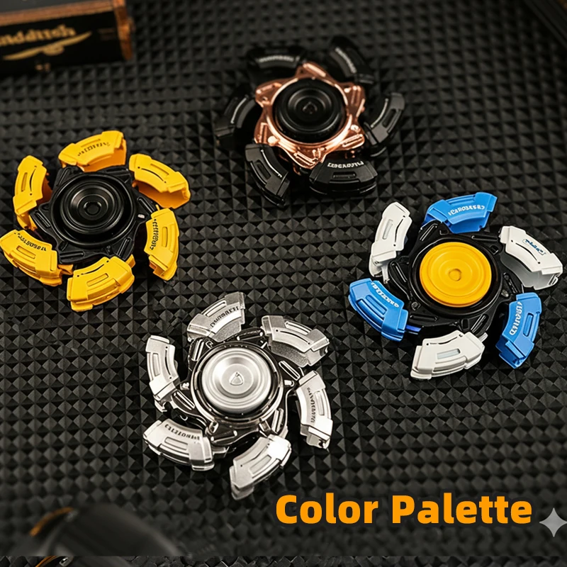 لعبة تململ متوهجة فائقة النعومة أداة تركيز لتخفيف التوتر للبالغين والأطفال مع لعبة edc مفتوحة درع رائع #5