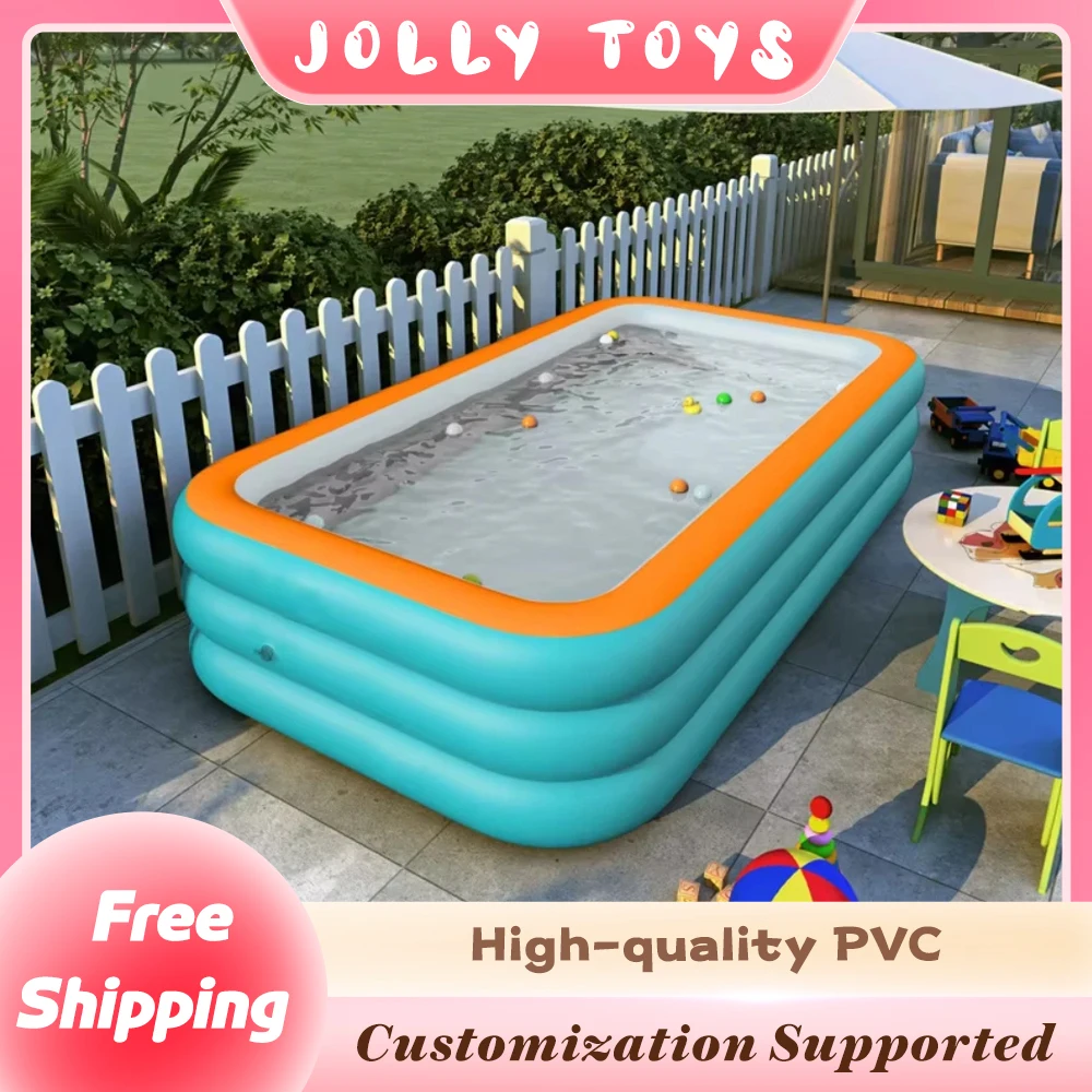 Courtyard Foldable Swimming Pool Suitable for Backyard Garden and Lawn Parties Durable and Thickened Inflatable Swimming Pool
