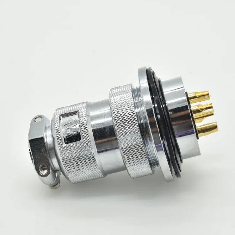 Power type circular cable connector 40m-4P male female matching aviation plug Passive Components Electronics Production Machiner