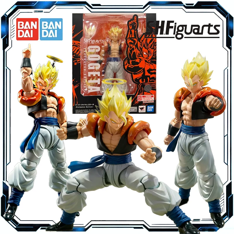 

Bandai Otiginal SHF Dragon Ball SUPER SAIYAN GOGETA -EXCLUSIVE EDITION- Anime Action Figure Collectible Model Toys Gift Children