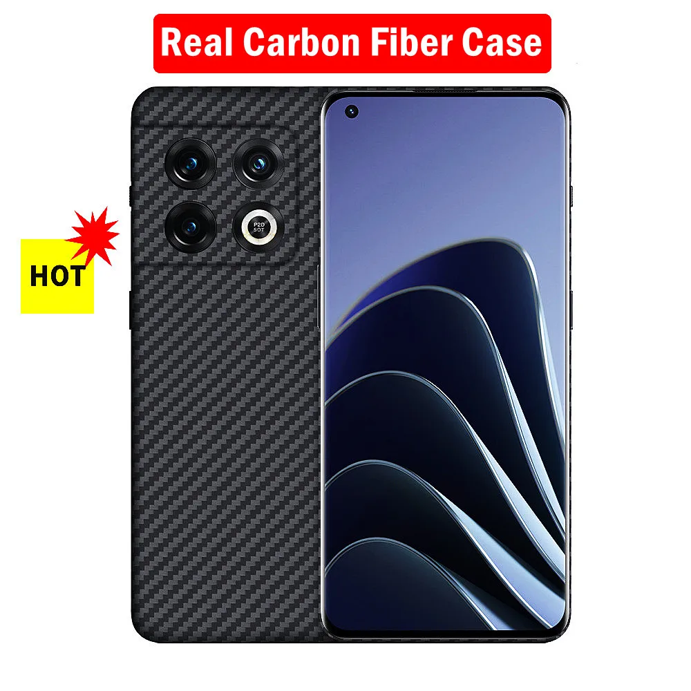 

Real Carbon Fiber Phone case For Oneplus 9 10 Pro Ultra Thin Aramid Fiber Cover For Oneplus 9 10 8 8T Full Protectin Phone Shell