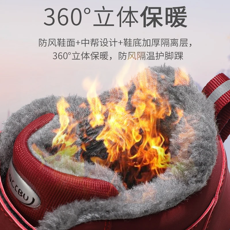 أحذية الثلوج الشتوية لعام 2025 للرجال، مبطنة بالفرو الصناعي، نمط صفقة الجمعة السوداء، أنيق، هاه؟