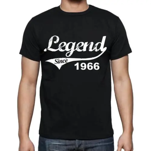 Heren Grafisch T-Shirt Legende sinds 1966 – Legend Since 1966 – Cadeau voor