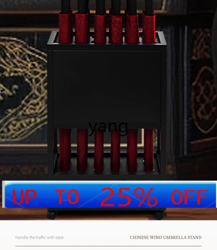 

LMM Umbrella Stand Storage Barrel Large Capacity Entrance Doorway Commercial Hotel Lobby