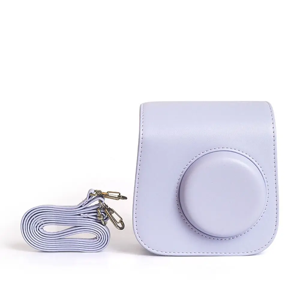 

with Shoulder Strap Instant Camera Case PU Leather Travel Storage Bag Anti Scratch Soft for Fujifilm Instax mini SE/7+