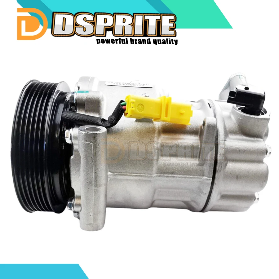AC Compressor for Peugeot 206 307 CC 508 Citroen C2 C3 1450 1908 9655191580 9684480480 9800822280 6453XJ 6453QG 6453QE 6453QH