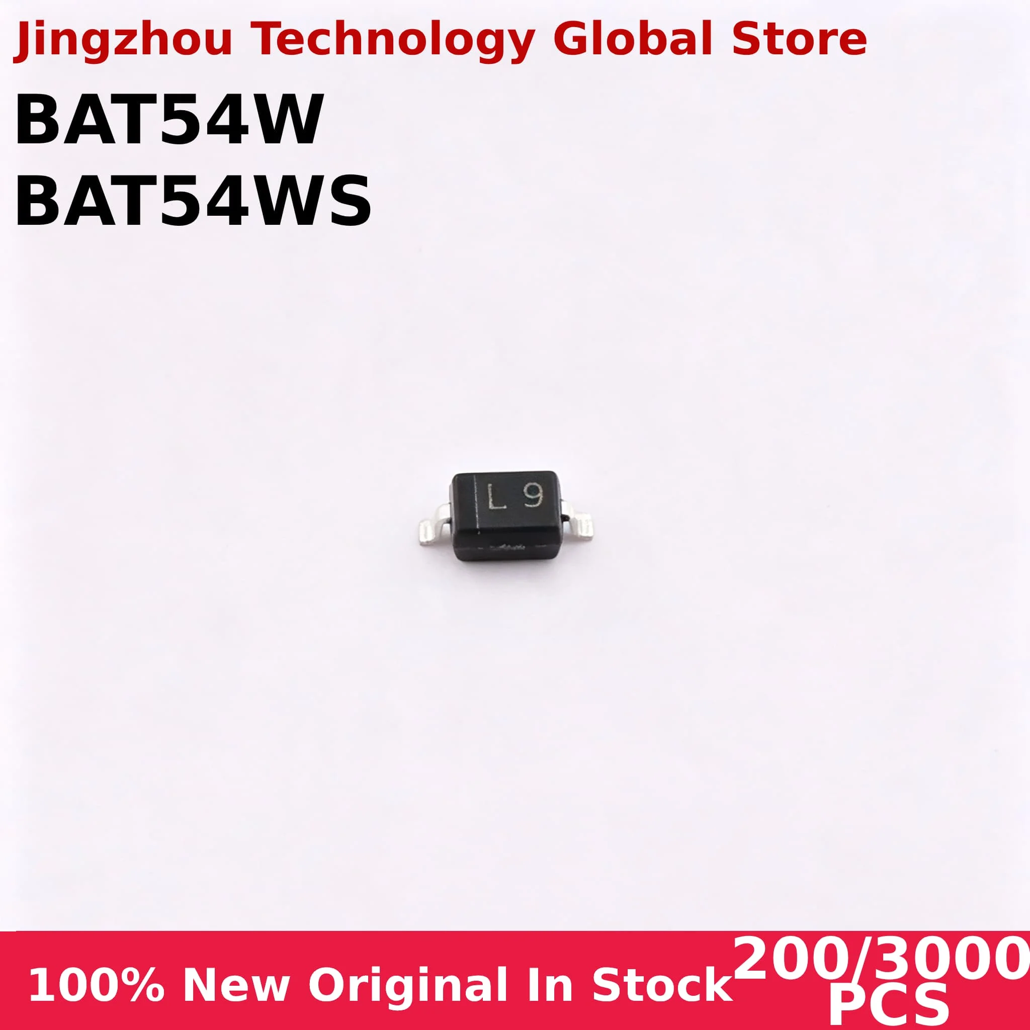 200/3000PCS BAT54WS BAT54W BAT54 SOD-323 SOD-123 0805 Marking SI L9 Chip Wholesale