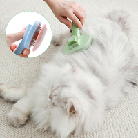 1pc Pet anti knock neck protection slanted feeding basin automatic drinking water automatic water refilling double bowl