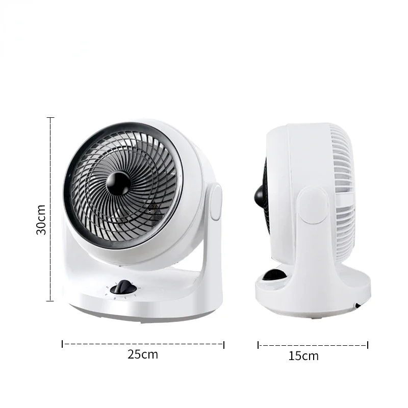 สามความเร็วปรับอากาศพัดลม Noiseless Silent ในครัวเรือน Cooling พัดลม Silent Turbo Convection พัดลมไฟฟ้า