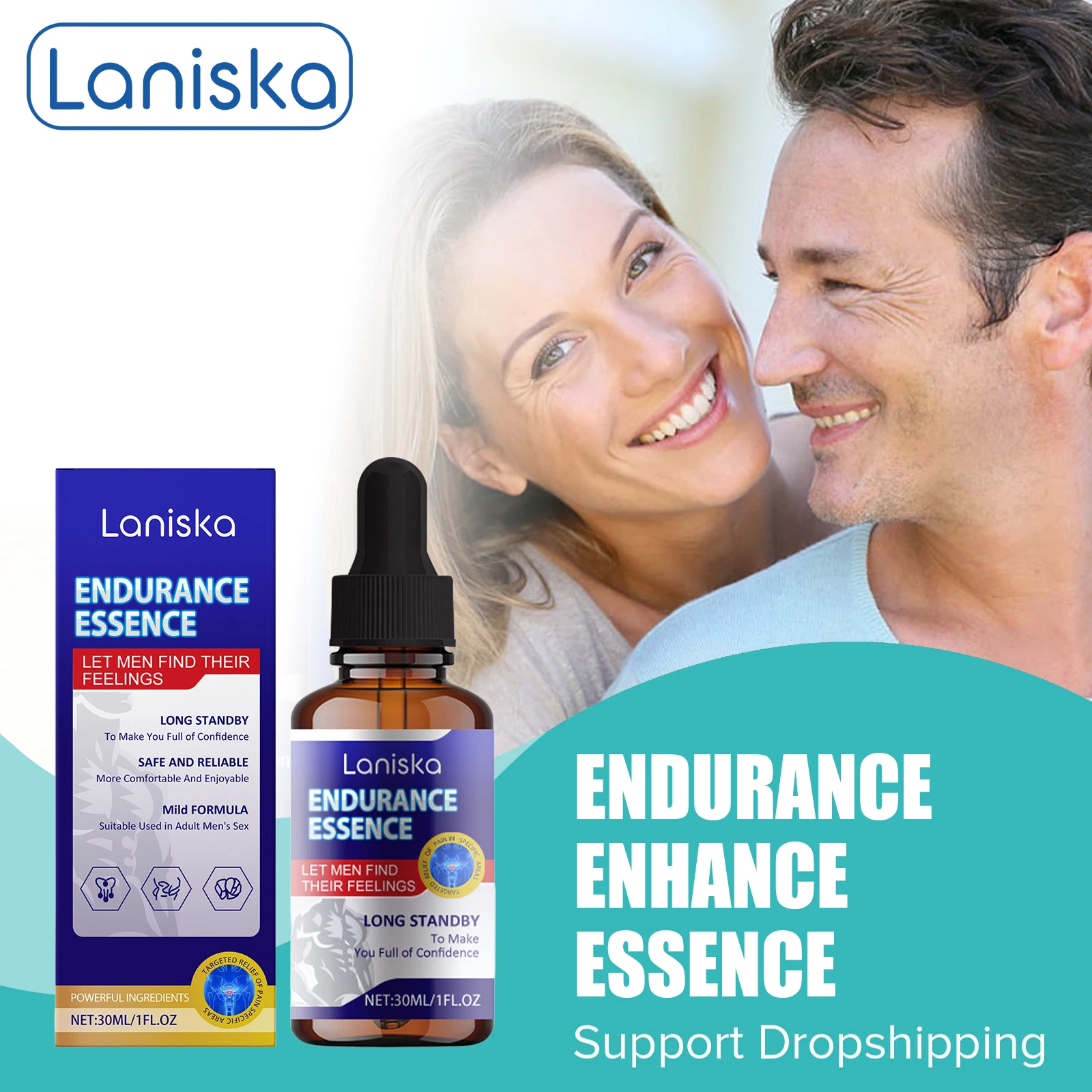 30ml Men Care Essence Enhance Endurance Penis Enlargment Increase XXL Growth Sex Delay Stamina Extending Male Enhancement Oil