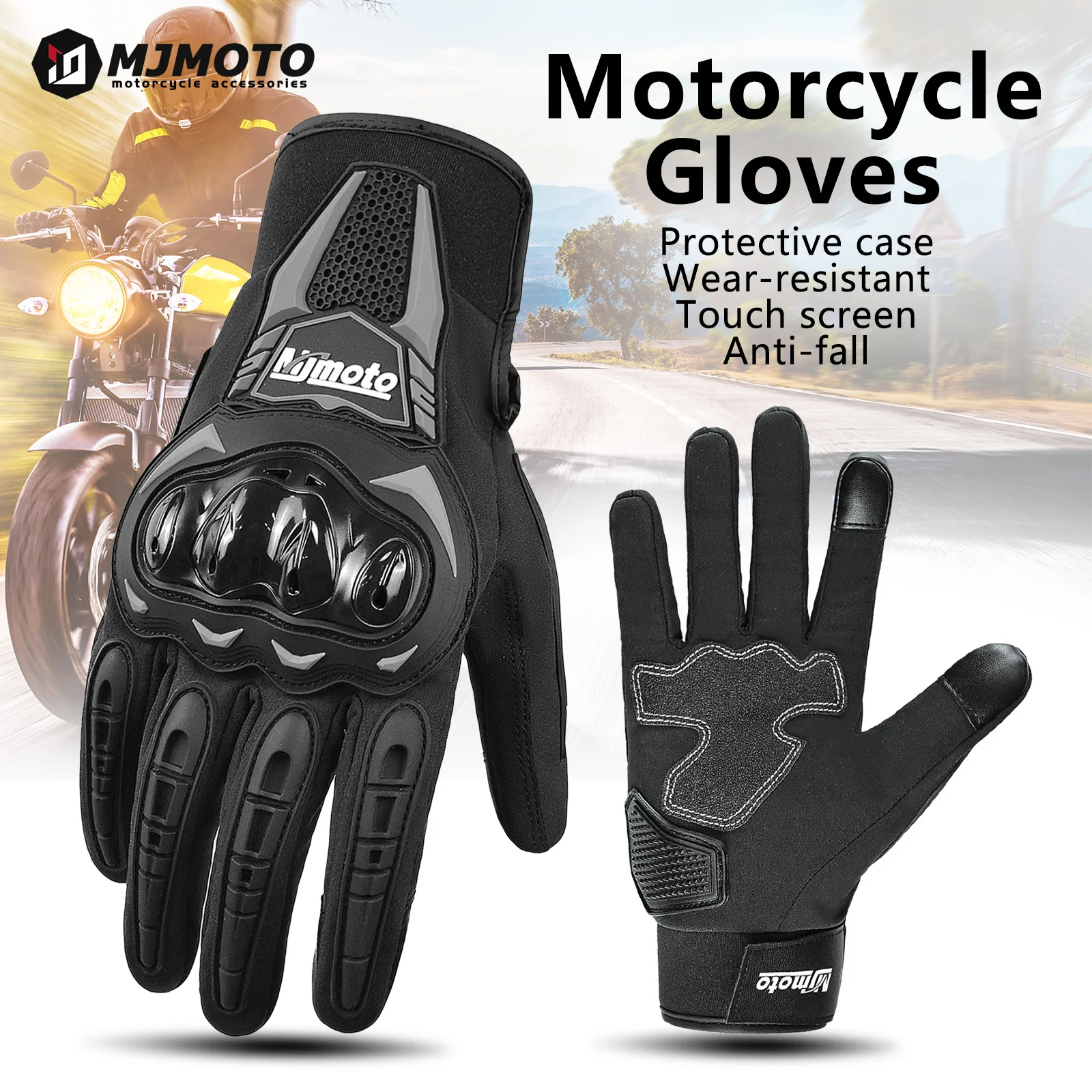 

CE Certified Winter Thermal Motorcycle Gloves Spring Autumn Windproof Biker Commute Riding Gloves For Men Women Moto Equipment