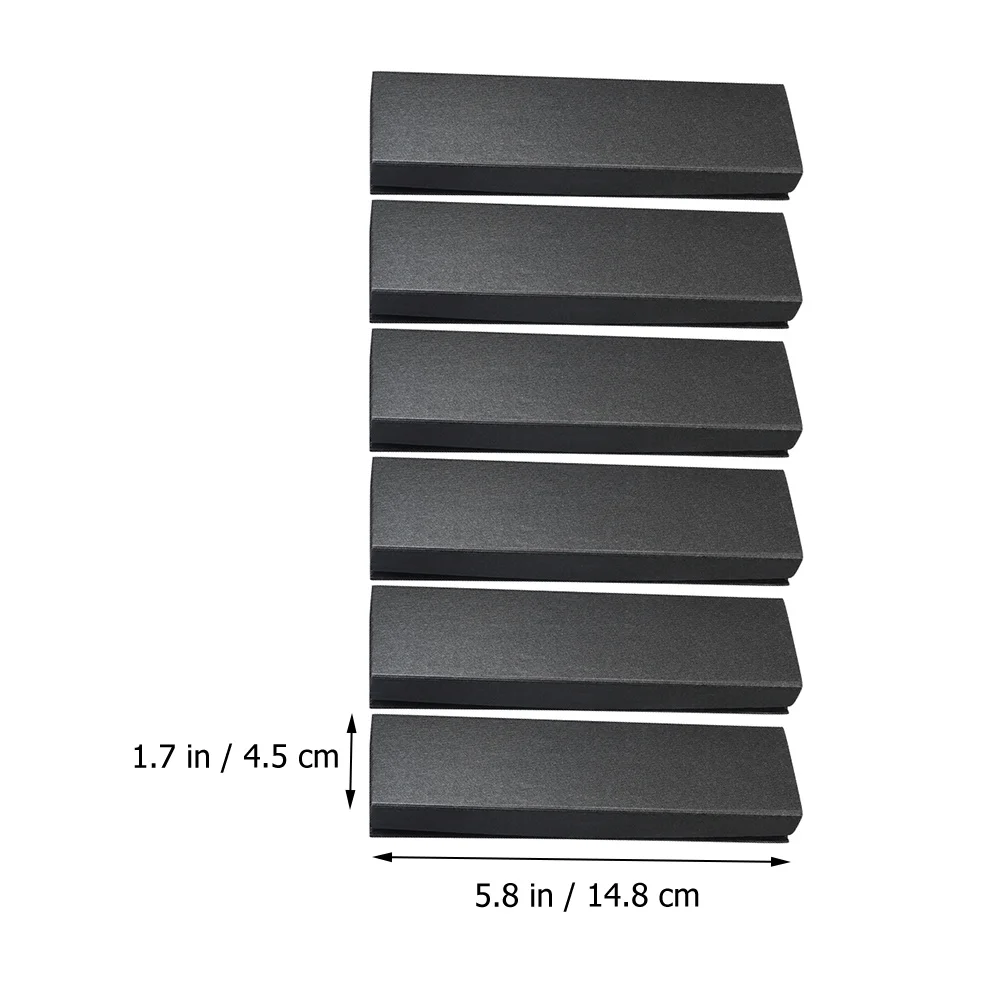 

6pcs Jewelry Collection Set Case Fountain Pen Holder Small Pencil Case Empty Gift Box For Ink Pen Office Storage Solution