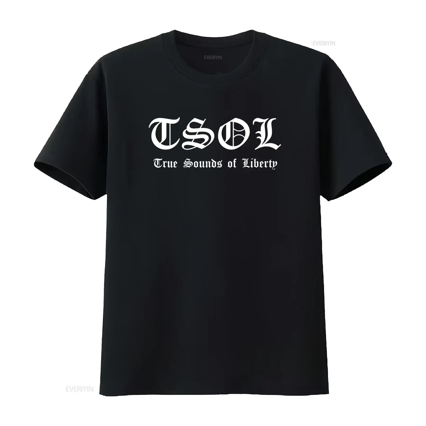 Tsol T-Shirt True Sounds of Liberty Design Socal Hardcore Punk Style Heavy Cotton Größen S bis 5Xl Vintage Washed Stylish
