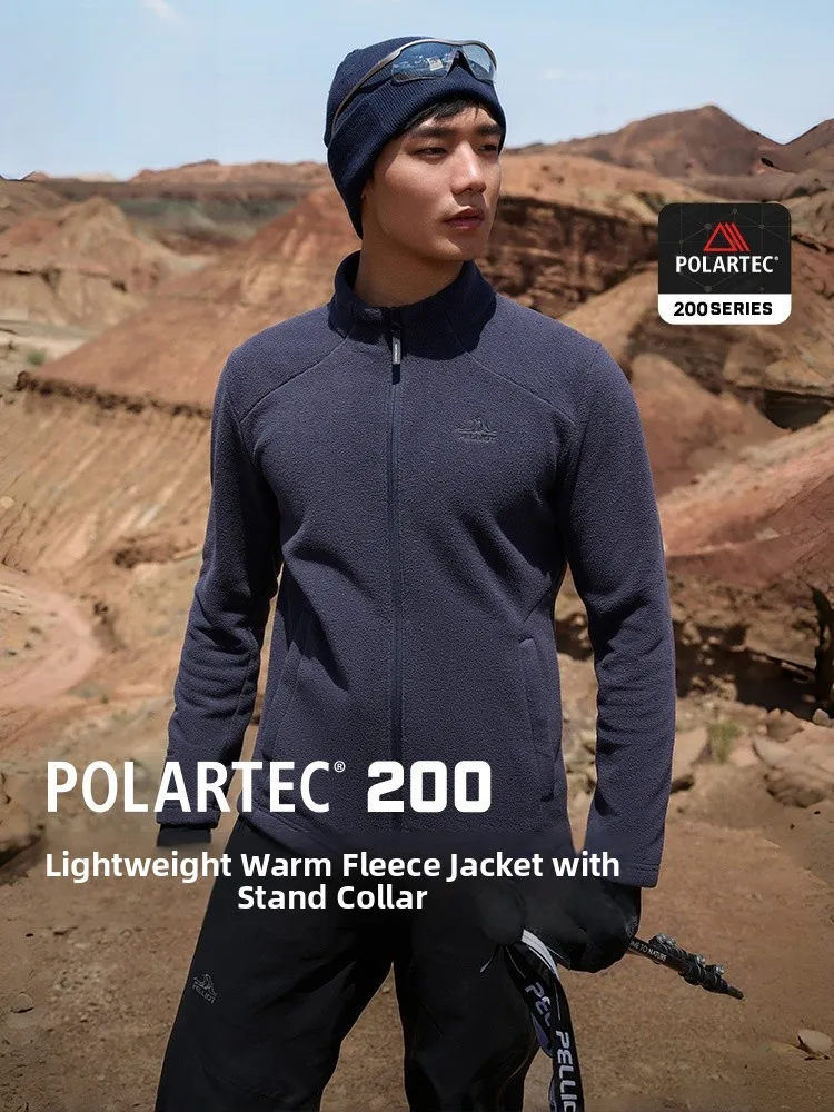 سترة صوفية للرجال من سلسلة Pelliot P للاستخدام الخارجي، مصنوعة من Polartec 200، دافئة وقابلة للتنفس ومقاومة للتآكل، مناسبة لل...