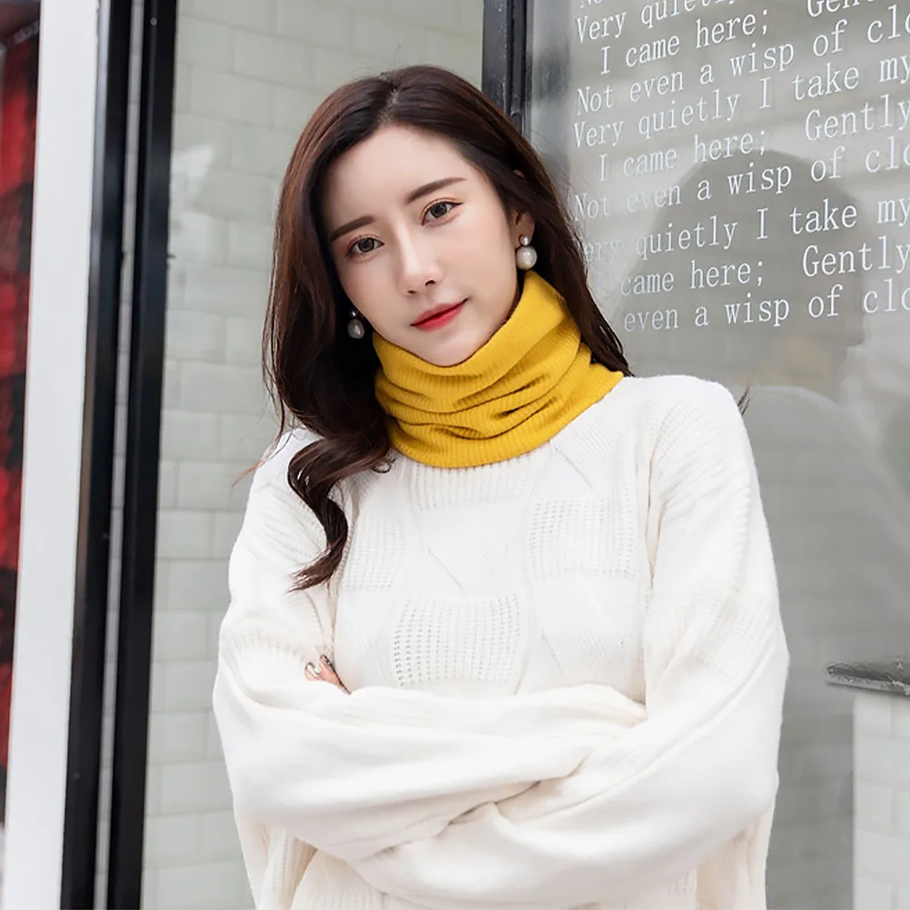 

3Pcs Warm Neckerchief Soft Close to Skin Winter Scarf Fashionable Colors for Formal Casual Occasions Winter Scarf