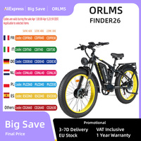ORLMS FINDER26 Adult Electric Bicycle Bike 1000W*2W Motor 52V 25AH Battery 26 Inch Tire All Terrain Off-Road Electric Bicycle
