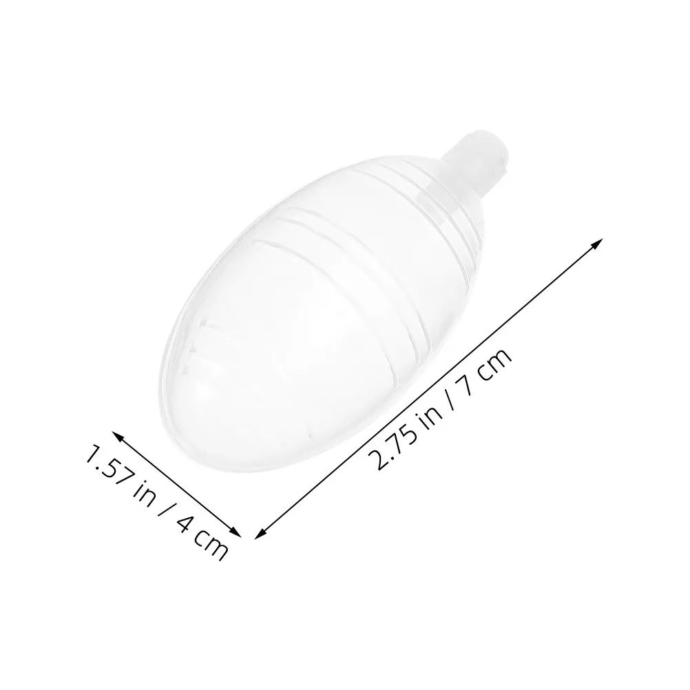 20Pcs Handheld Whistle Noise Makers Plastic Transparent Squeakers Insert Replacement for Sports Emergency Parties Loud Sound