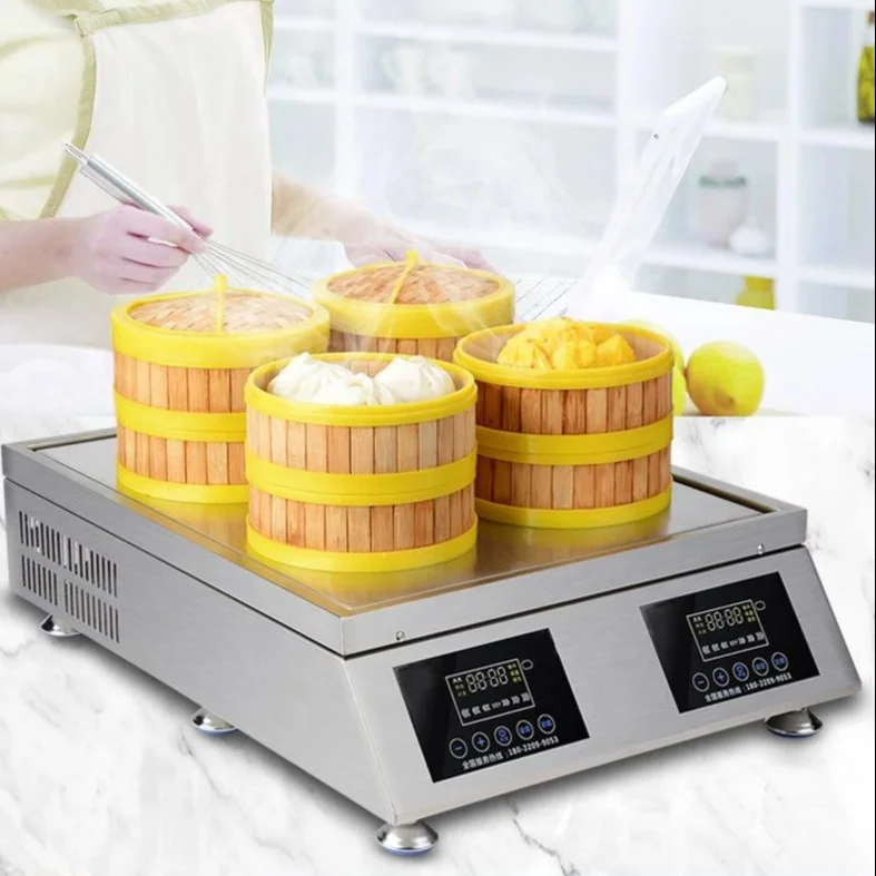 

Commercial Multifunctional Electric Food Steamer With Cover Plate For Household Use