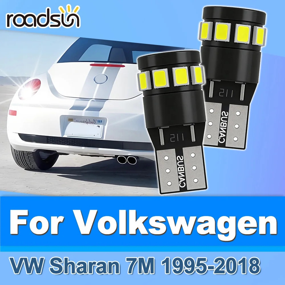 

Roadsun 2X Canbus LED License Plate Lamp Parking Lights For Volkswagen VW Sharan 7M 1995 1996 1997 1998 1999 2000 2001 2002-2018