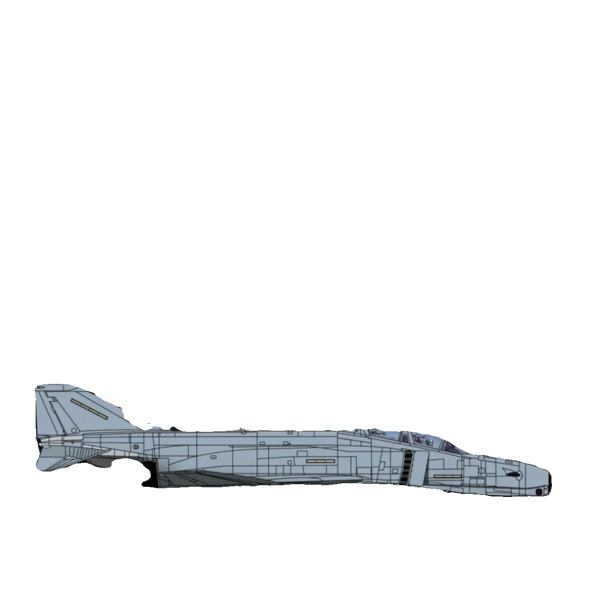 Galaxy d48066 F-4G phantom ii stealth lutador cortado máscara flexível para 1/48 modelo militar ferramentas de construção diy fita acessórios