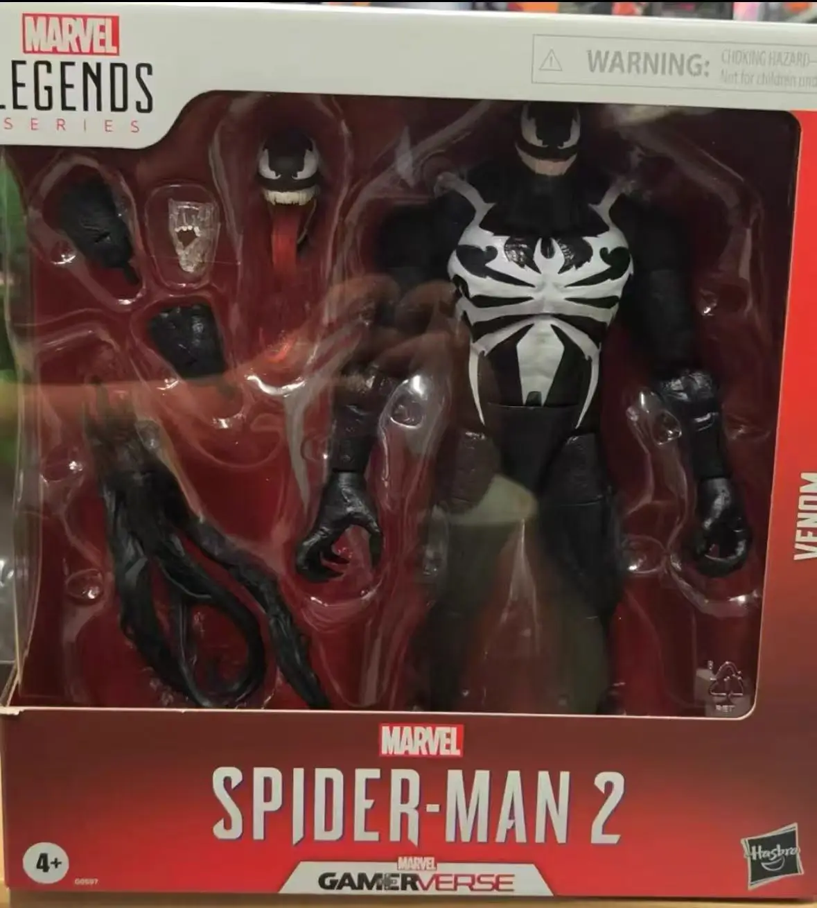 

In Stock, Hasbro, Venom, Spider-Man Game Version, 10-inch Hands-on Model Toy
