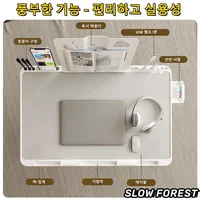 Adjustable Laptop Bed Tray Table Portable Standing Desk with Storage Drawer Foldable Lap Tablet for Sofa Comfortable Viewing 5
