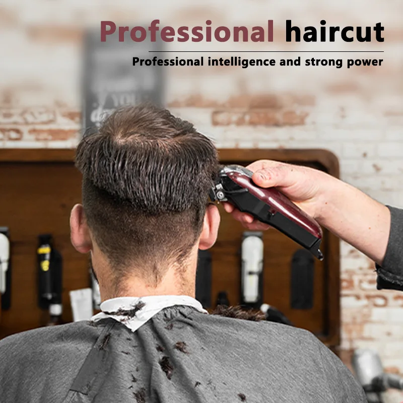 Профессиональная Беспроводная Машинка для стрижки волос WAIKIL, перезаряжаемая машинка для бороды и волос для мужчин, электрическая машинка для стрижки волос