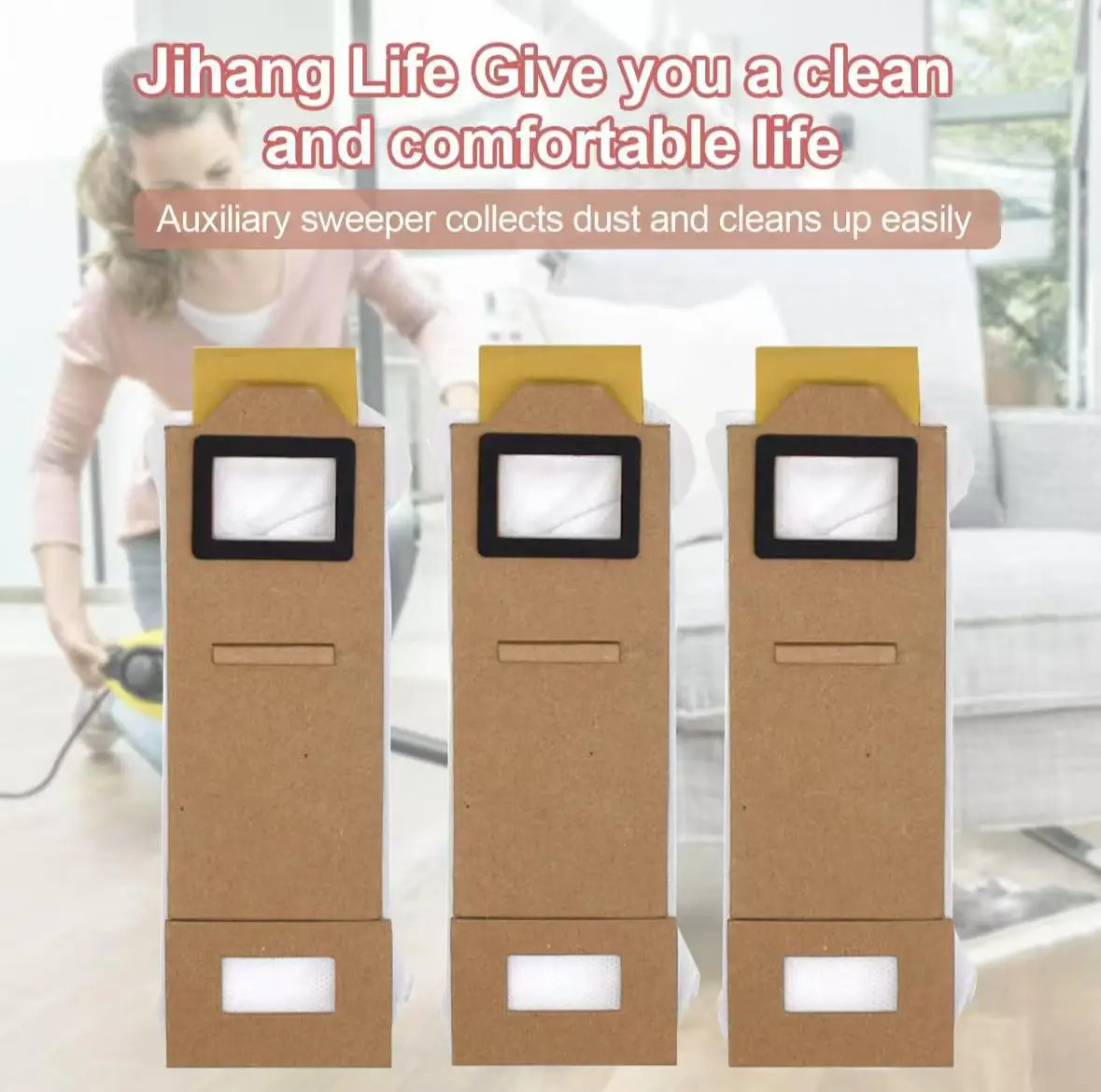 Dust Bags Roborock T7S T7S Plus S7 S7 Plus S7MAX S7 MAXV Vacuum Cleaner Dust Bag Household Sweeper Cleaning Tool Replacement