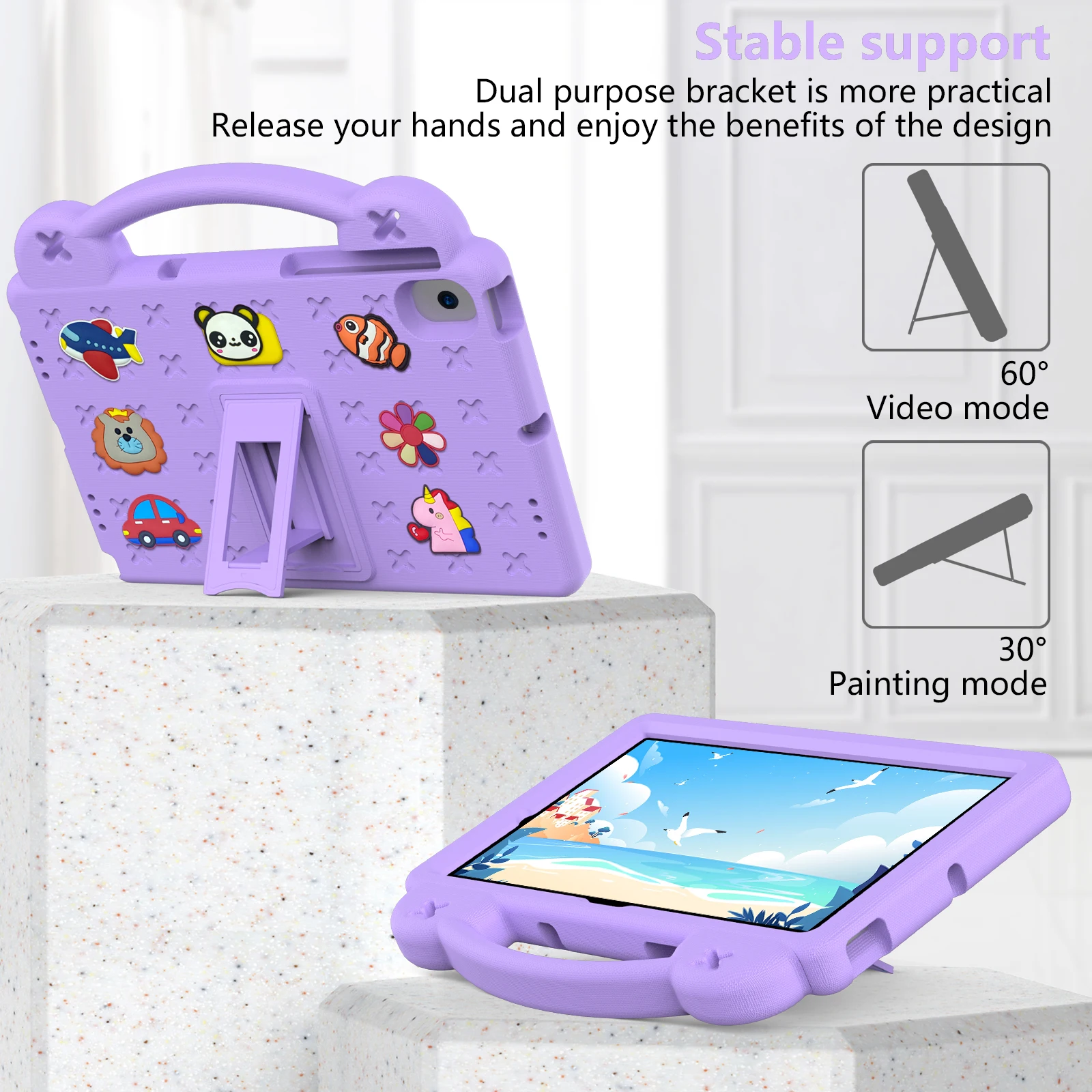 For Huawei MatePad Pro case 10.8 2019 2021 EVA Portable Kids Safe Shockproof Stand Tablet Cover MRR-W29 MRX-W09/W19/AL09/AL19